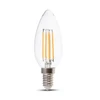 V-tac 4W LED filamentinė lemputė, E14, žvakės formos, gintaro sp., 2200K