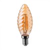 V-tac 4W LED filamentinė lemputė, E14, žvakės formos, gintaro sp., 2200K