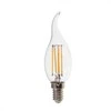 V-tac 4W LED filamentinė lemputė, E14, žvakės formos, 4000K
