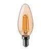 V-tac 4W LED filamentinė lemputė, E14, žvakės formos, gintaro sp., 2200K