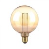 V-tac 4W LED filamentinė lemputė, G125, E27, gintaro sp., 1800K