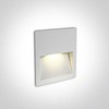 4W LED įleidžiamas sieninis lauko šviestuvas, baltas, 3000K, 68068A/W/W