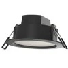 Ledvance 4W LED įleidžiama panelė DOWNLIGHT IP44 GEN2, juoda, 4000K, 100°