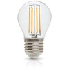 4W LED lemputė, E27, skaidri, 3000K