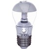 4W LED lemputė, E27, skaidri/veidrodinė, 3000K