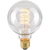 4W LED lemputė, G95, E27, skaidri, 2200K, dimeriuojama