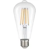 4W LED lemputė, skaidri, E27, 6500K