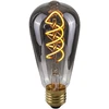 Italux 4W LED lemputė, ST64, E27, dūmų sp., 2200K, dimeriuojama