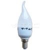 4W LED lemputė V-TAC E14 SMD, žvakės formos, 4500K (dienos šviesa)