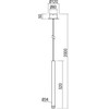 4W LED pakabinamas šviestuvas MADISON, vario sp., 3000K, 01-2044