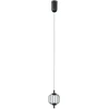 4W LED pakabinamas šviestuvas PEDRO, juodas, 3000K