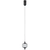 4W LED pakabinamas šviestuvas PEDRO, juodas, 3000K