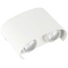 4W LED sieninis lauko šviestuvas, baltas, 3000K, IP65