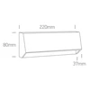 Bikuvalt 4W LED sieninis šviestuvas, antracito sp., 2700/3300/4000K, IP65, 67386C/AN/V