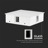 V-tac 4W LED sieninis šviestuvas, baltas, 4000K, šviečia į 4 puses
