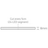 4W/m COB LED juosta, 24V, 4000K, 5m ritė, 7839/C