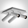 4x5W LED lubinis šviestuvas, baltas, 3000K, pakreipiamas, 65004E/W/W