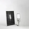 50W LED gatvės šviestuvas su saulės baterija ir judesio davikliu IPERION, sidabro sp., 4000K, IP65