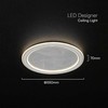 50W LED lubinis šviestuvas, pilkas, 3000-6500K, dimeriuojamas