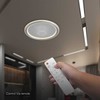 50W LED lubinis šviestuvas, pilkas, 3000-6500K, dimeriuojamas