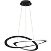 50W LED pakabinamas šviestuvas CHARLIE, juodas, 3000K, 4235800