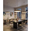 50W LED pakabinamas šviestuvas CORA, medžio/baltos sp., 2700/3000K, C4015070OAK