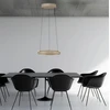 50W LED pakabinamas šviestuvas E-LOOP, bronzos sp., 2700-5000K, dimeriuojamas, 50cm, reguliuojamo aukščio