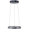 50W LED pakabinamas šviestuvas E-LOOP, pilkos sp., 2700-5000K, dimeriuojamas, 50cm, reguliuojamo aukščio