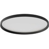 50W LED paviršinis/pakabinamas šviestuvas DAMA, juodas, 3000/4000/5000K, 60cm, 01-3755