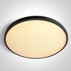 Lubinis šviestuvas 50W LED paviršinis šviestuvas, juodos sp., 2800/3300/4000K, 600mm, UGR19, 62020FU/B/V