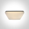 Lubinis šviestuvas 50W LED plafonas, juodas, 3000K, 62146A/B/W