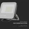 V-tac 50W LED prožektorius, juodu korpusu, 6500K