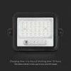 50W LED prožektorius su saulės baterija, juodas, 2000-8000K, dimeriuojamas