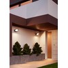 Sieninis šviestuvas 50W LED sieninis lauko šviestuvas FLUX, tamsiai pilkas, 3000K, IP65, 90244