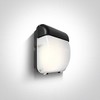 50W LED sieninis šviestuvas, juodas, 3000/4000/5000K, IP65, 7056A/V