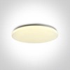 Lubinis šviestuvas 50W plafonas, baltas, 3000K, 62026D/W/W
