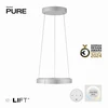 51W LED pakabinamas šviestuvas E-CLIPSE, aliuminio sp., 2700-5000K, dimeriuojamas, 50cm, reguliuojamo aukščio