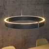 51W LED pakabinamas šviestuvas E-CLIPSE, pilkos sp., 2700-5000K, dimeriuojamas, 50cm, reguliuojamo aukščio