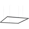 Ideal Lux Pakabinamas šviestuvas Oracle Slim D90 Square Bk 3000K