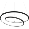 52W LED pakabinamas šviestuvas OZ, juodas, 2700K, 342412