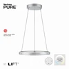 53W LED pakabinamas šviestuvas E-LOOP, aliuminio sp., 2700-5000K, dimeriuojamas, 70cm, reguliuojamo aukščio