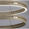 53W LED pakabinamas šviestuvas E-LOOP, bronzos sp., 2700-5000K, dimeriuojamas, 70cm, reguliuojamo aukščio
