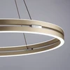 53W LED pakabinamas šviestuvas E-LOOP, žalvario sp., 2700-5000K, dimeriuojamas, 70cm, reguliuojamo aukščio