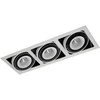 54W LED įleidžiamas šviestuvas ALESSO, baltos/juodos sp., 3000K