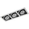 54W LED įleidžiamas šviestuvas ALESSO, baltos/juodos sp., 3000K