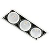 Netlighting 54W LED įleidžiamas šviestuvas VERTICO TRIPLE, baltos/juodos sp., 4000K