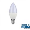 5,5W LED lemputė, žvakės formos, E14, 4000K, CREE LED chip, dimeriuojama