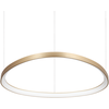 Ideal Lux 55W LED pakabinamas šviestuvas GEMINI, žalvario sp., 3000K, dimeriuojamas, 304731