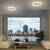55W LED paviršinis lubinis šviestuvas ARP, juodas, 3000K