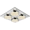 56W LED lubinis šviestuvas CLARISE, chromo sp., 3000K